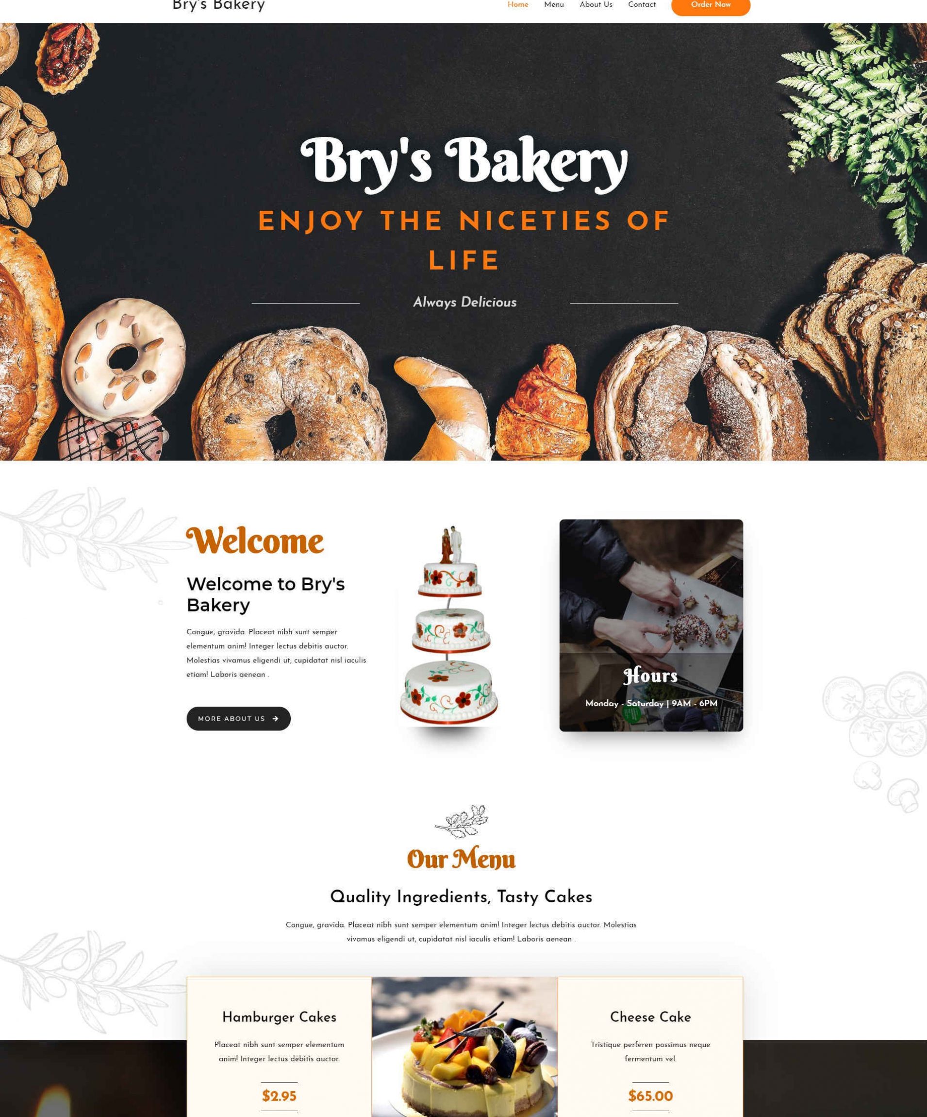Bakery Website
