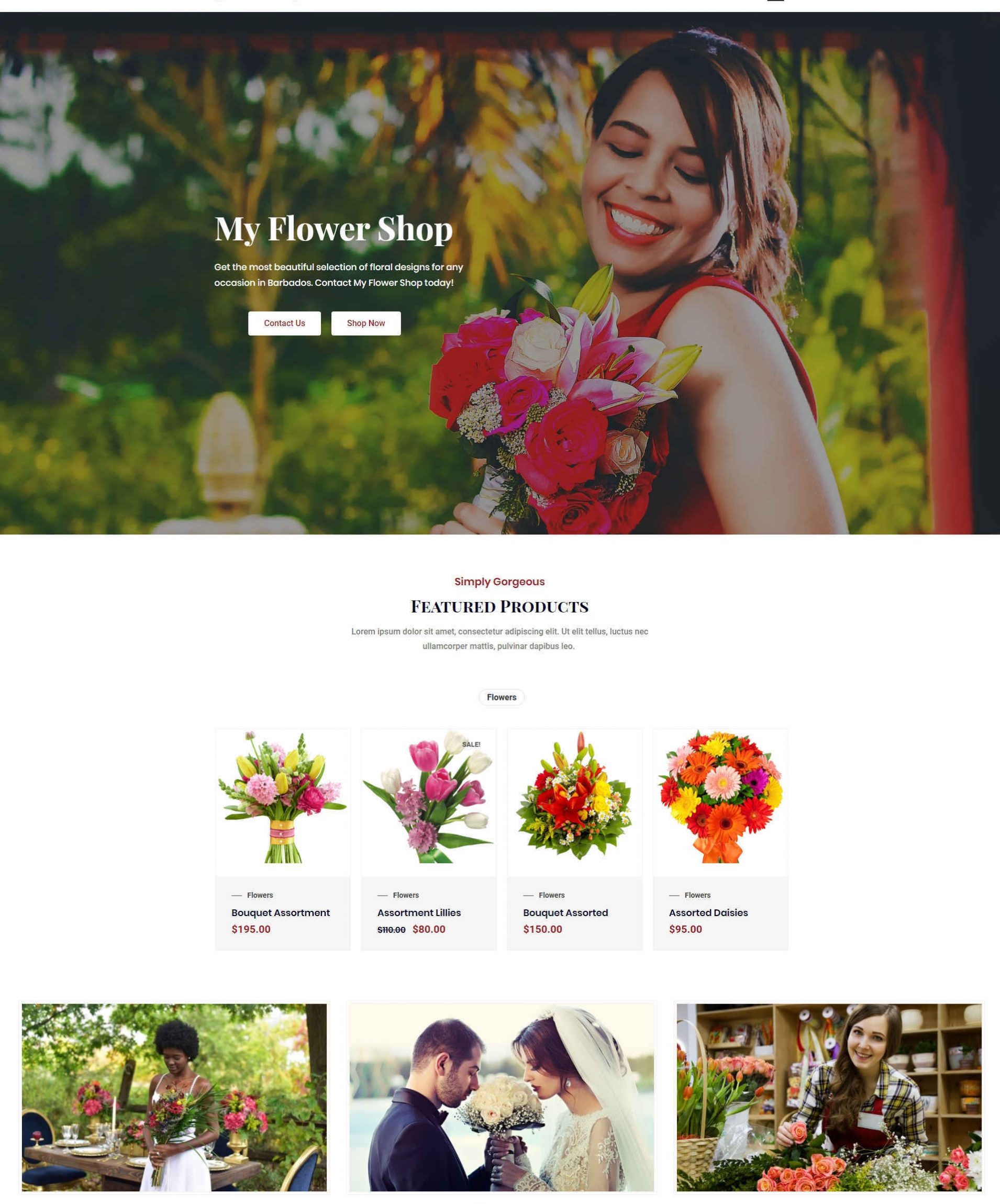 Flower Shop Website